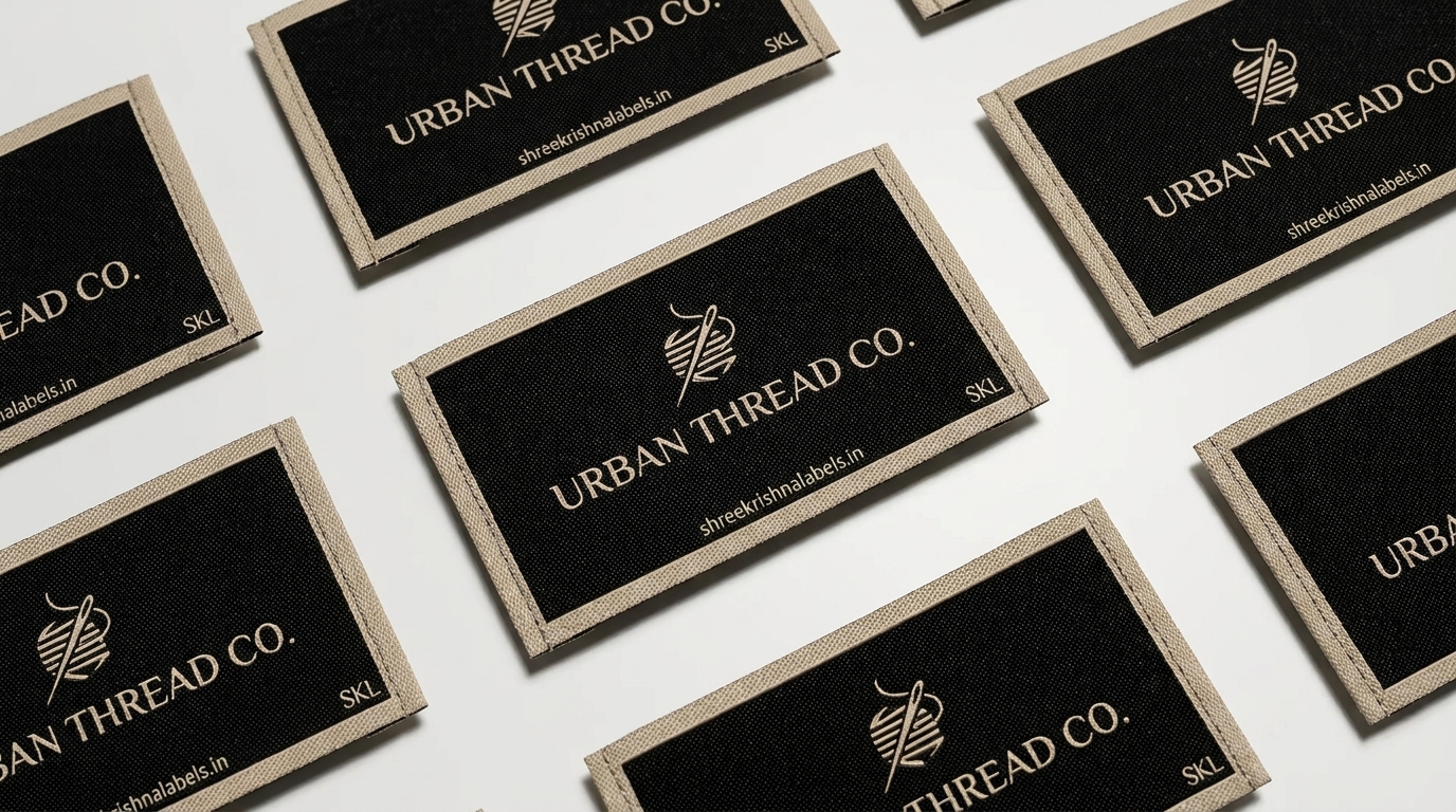 Woven Labels manufacturing detail